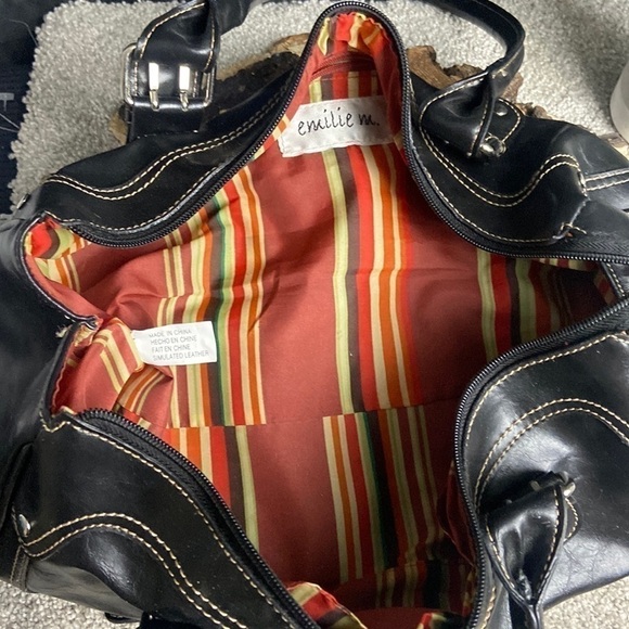 Emilie M Black Hobo Bag💕 - Picture 7 of 9